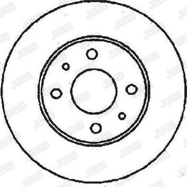 Jurid 561380J - Brake Disc www.autospares.lv