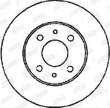 Jurid 561387JC-1 - Bremžu diski autospares.lv