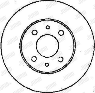 Jurid 561387JC - Тормозной диск www.autospares.lv