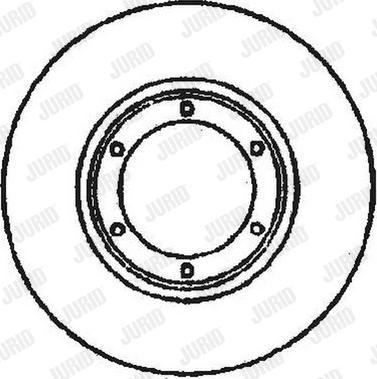 Jurid 561335J - Bremžu diski autospares.lv