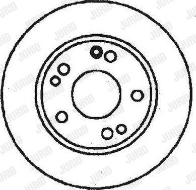 Jurid 561330JC - Bremžu diski autospares.lv