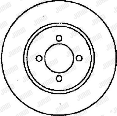 Jurid 561374J - Bremžu diski www.autospares.lv