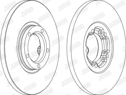 Jurid 561378JC - Bremžu diski www.autospares.lv