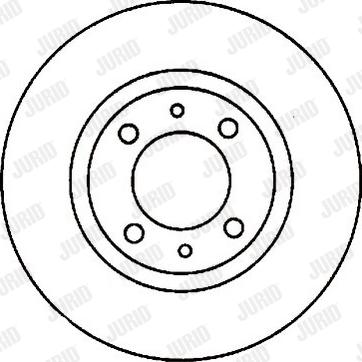 Jurid 561298J - Brake Disc www.autospares.lv