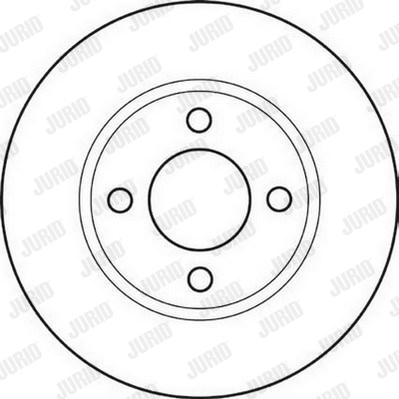 Jurid 561240J - Bremžu diski www.autospares.lv