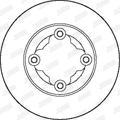 Jurid 561226J - Bremžu diski www.autospares.lv