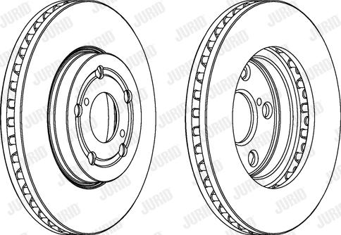 Jurid 561745J - Тормозной диск www.autospares.lv