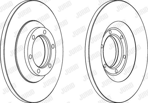 Jurid 561758J - Bremžu diski www.autospares.lv