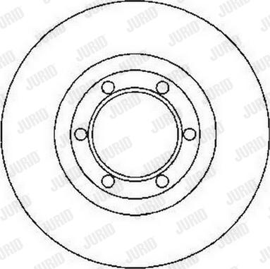 Jurid 561765J-1 - Bremžu diski www.autospares.lv