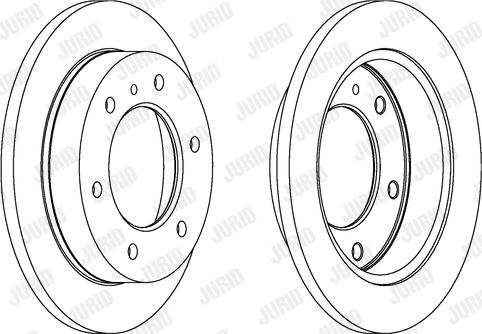 Jurid 561761J - Bremžu diski autospares.lv