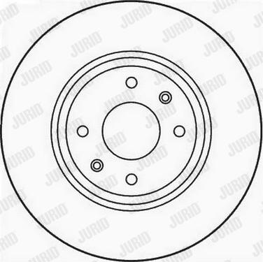 Jurid 561705J-1 - Тормозной диск www.autospares.lv