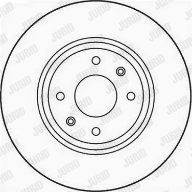 Jurid 561705J - Тормозной диск www.autospares.lv