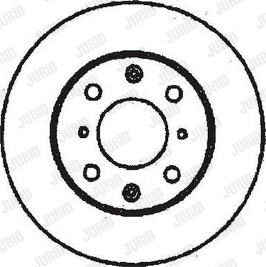 Jurid 561711J-1 - Brake Disc www.autospares.lv