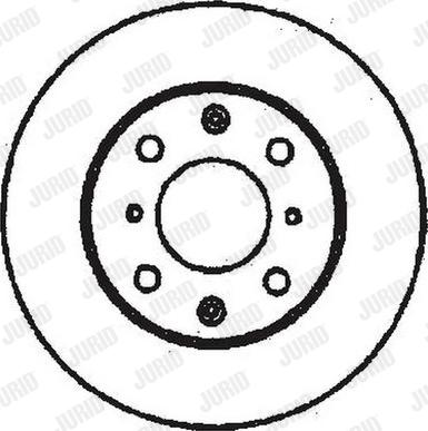 Jurid 561711J - Brake Disc www.autospares.lv