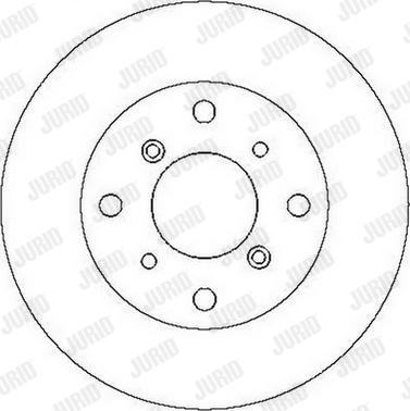 Jurid 561713J - Bremžu diski www.autospares.lv