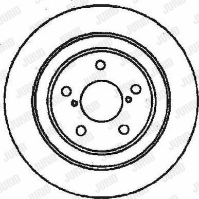 Jurid 561735J-1 - Bremžu diski www.autospares.lv