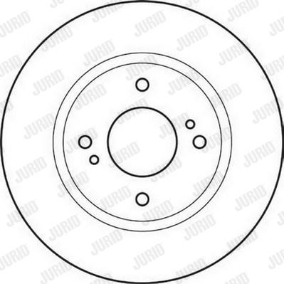 Jurid 561725J - Bremžu diski www.autospares.lv