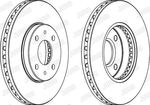 Jurid 561721J - Bremžu diski www.autospares.lv