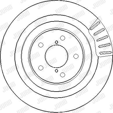 Jurid 563438J-1 - Bremžu diski www.autospares.lv