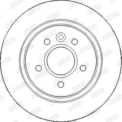 Jurid 563433JC-1 - Brake Disc www.autospares.lv