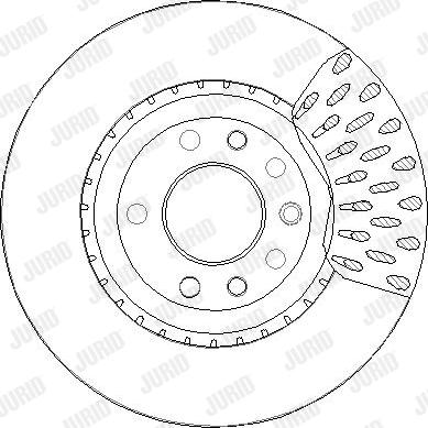 Jurid 563424JC-1 - Bremžu diski www.autospares.lv