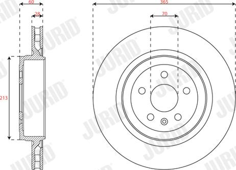 Jurid 563661JC-1 - Bremžu diski www.autospares.lv