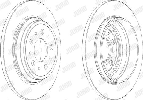 Jurid 563090JC - Bremžu diski www.autospares.lv