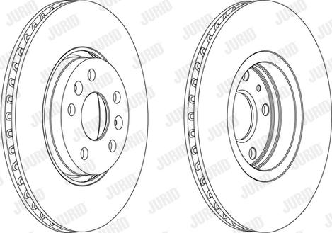 Jurid 563091JC - Bremžu diski www.autospares.lv