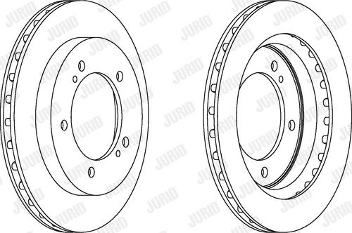 Jurid 563049JC-1 - Bremžu diski www.autospares.lv