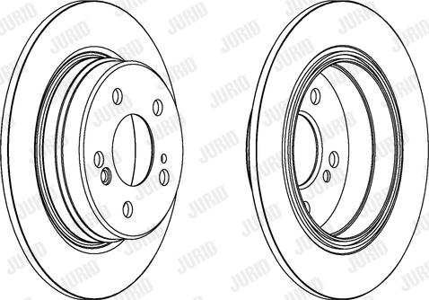 Jurid 563040JC - Bremžu diski www.autospares.lv