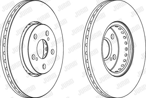 Jurid 563048JC-1 - Bremžu diski www.autospares.lv