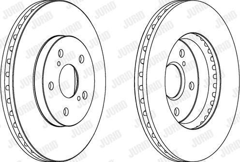 Jurid 563047JC - Bremžu diski autospares.lv