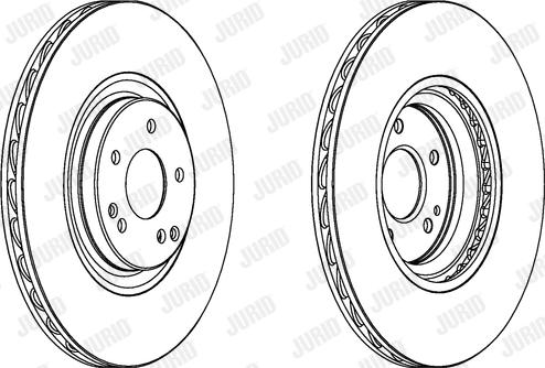 Jurid 563059JC-1 - Bremžu diski www.autospares.lv