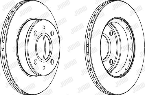 Jurid 563055JC-1 - Bremžu diski www.autospares.lv