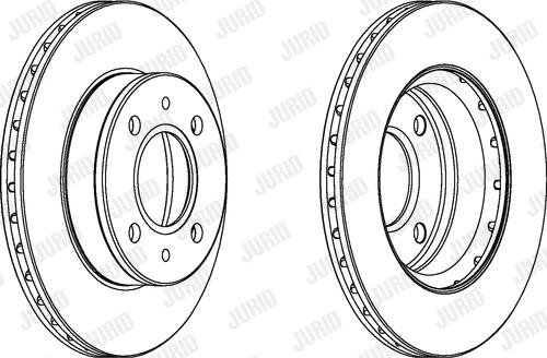 Jurid 563055JC - Bremžu diski www.autospares.lv