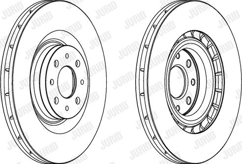 Jurid 563057JC - Bremžu diski www.autospares.lv