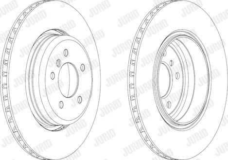 Jurid 563069JC - Bremžu diski www.autospares.lv