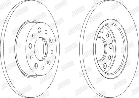 Jurid 563064JC-1 - Bremžu diski www.autospares.lv