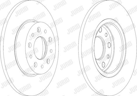 Jurid 563064JC - Bremžu diski www.autospares.lv