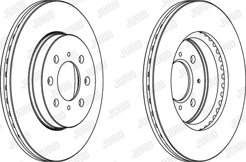 Jurid 563065JC - Brake Disc www.autospares.lv