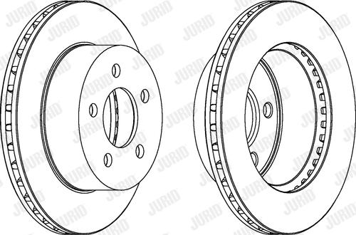 Jurid 563068JC - Bremžu diski www.autospares.lv