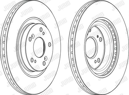 Jurid 563005JC - Bremžu diski www.autospares.lv