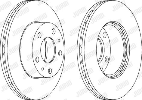 Jurid 563018JC-1 - Тормозной диск www.autospares.lv