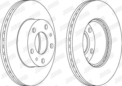 Jurid 563018J - Brake Disc www.autospares.lv