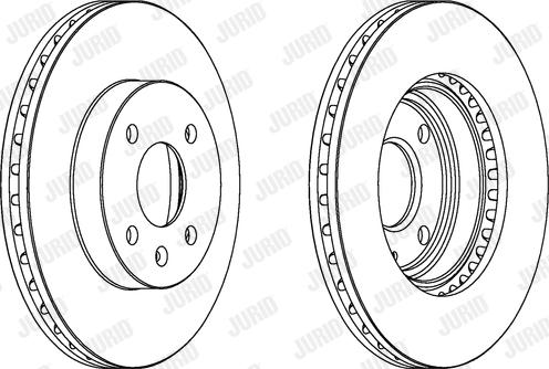 Jurid 563081JC - Bremžu diski www.autospares.lv