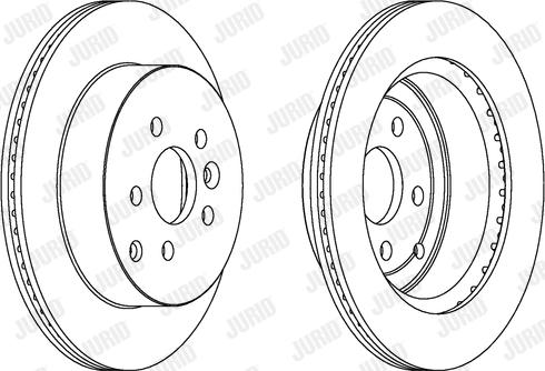 Jurid 563088JC - Bremžu diski www.autospares.lv