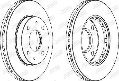 Jurid 563083JC - Bremžu diski www.autospares.lv