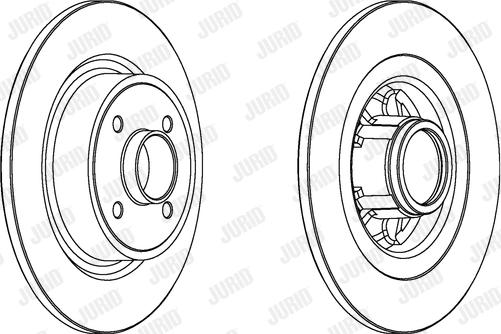 Jurid 563035JC-1 - Bremžu diski www.autospares.lv