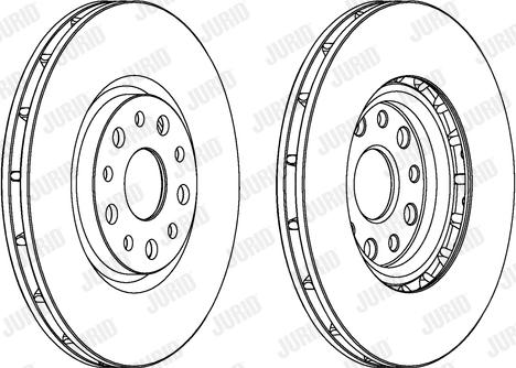 Allied Nippon ADC1828V - Bremžu diski www.autospares.lv