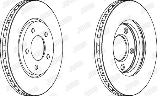 Jurid 563030JC - Bremžu diski autospares.lv